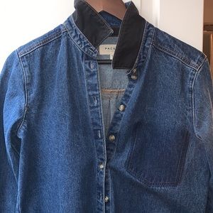 Women’s PacSun size small denim button up shirt